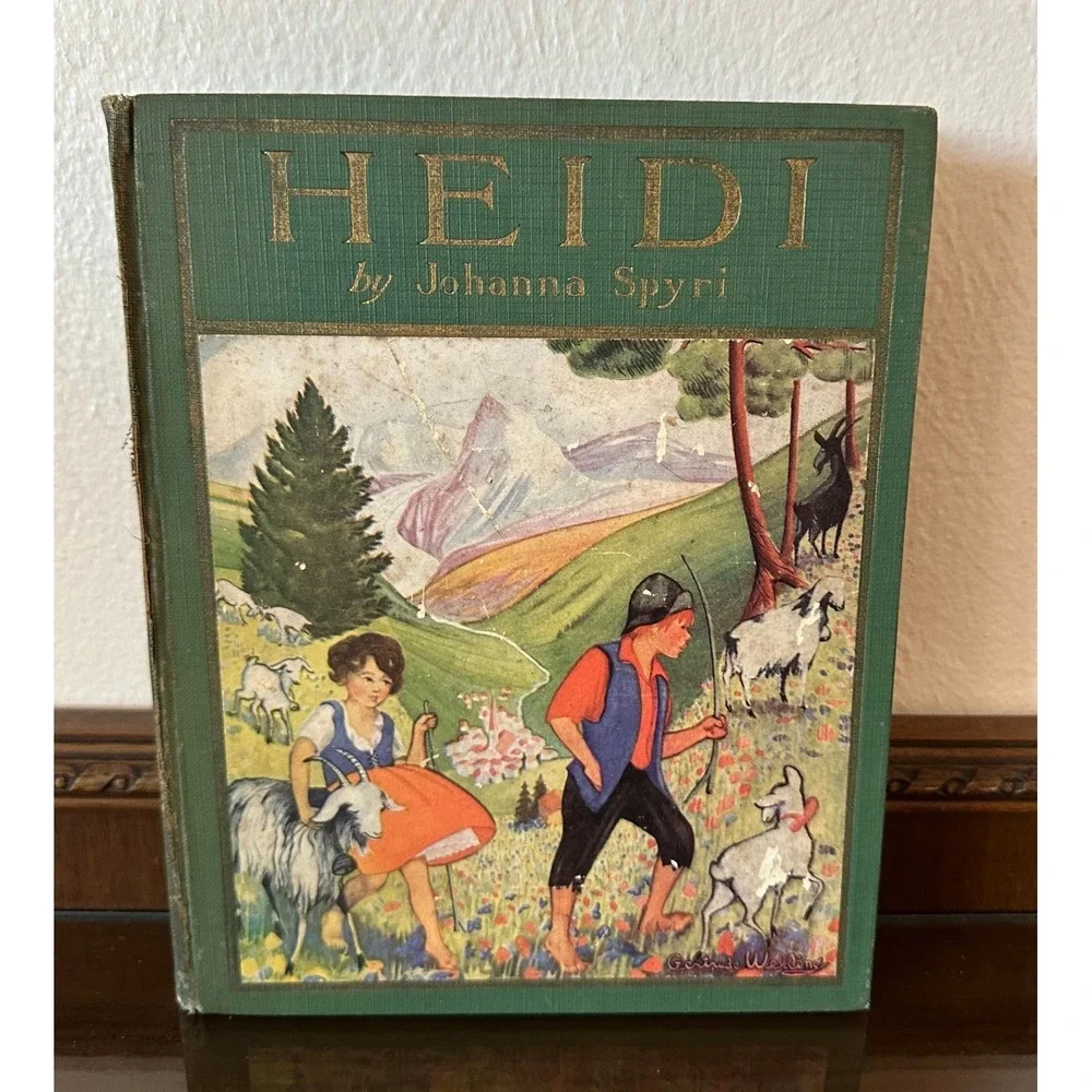Heidi Johanna Spyri 1926 J.H. Sears Illustrated Juveniles Gertrude Welling Green
